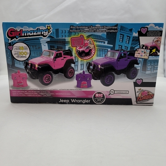 *FINAL PRICE* Girlmazing by Jada Toys R/C 2.4GHz Jeep Wrangler 1:16 Scale - Picture 2 of 6